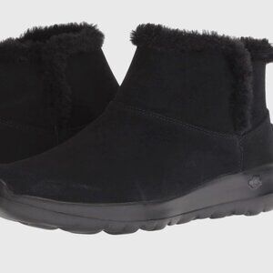 NEW SKECHERS BLACK ANKLE BOOTS BOOTIES WOMENS